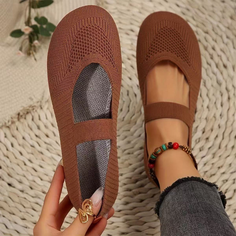 👟🌬️ 50% OFF! Breathable Knit Flats – Soft as clouds, anti‑slip sole. Walk for hours, feet stay cool & fresh. Your new favourite! 🌸✨