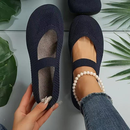 👟🌬️ 50% OFF! Breathable Knit Flats – Soft as clouds, anti‑slip sole. Walk for hours, feet stay cool & fresh. Your new favourite! 🌸✨