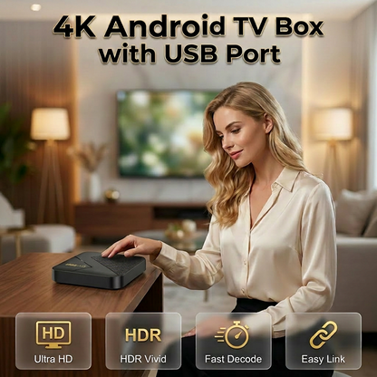 ⏳🔥LIMITED-TIME 50% OFF! Android TV Box with Bluetooth