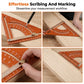 ⏳Time-Limited Special⏰Precision Woodworking Triangle Square – Alloy, Adjustable, Anti-Rust 🛠️