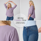 Women's Cropped Denim Pants & Embroidered Shirt Set