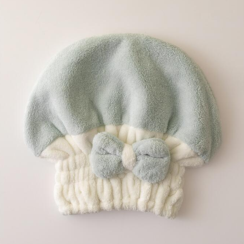Super Absorbent Bowknot Hair Drying Cap