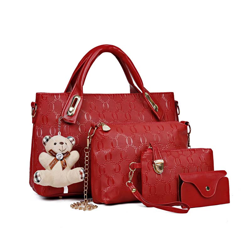 Women's Versatile 4-Piece Handbag Set