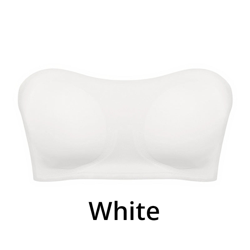 📢📢50% OFF !!!⏰Women's Strapless Wireless Bra with Side Closure