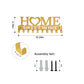 Home Sweet Home Wall-Mounted Key Holder