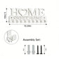 Home Sweet Home Wall-Mounted Key Holder