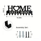 Home Sweet Home Wall-Mounted Key Holder