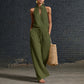 Women’s Halter Top & Wide-Leg Pants Set