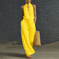 Women’s Halter Top & Wide-Leg Pants Set