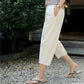 Women’s Casual Loose Fit Cropped Pants