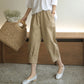 Women’s Casual Loose Fit Cropped Pants