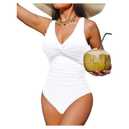 ☀️ Women's Tummy Control One-Piece Swimsuit 👙✨