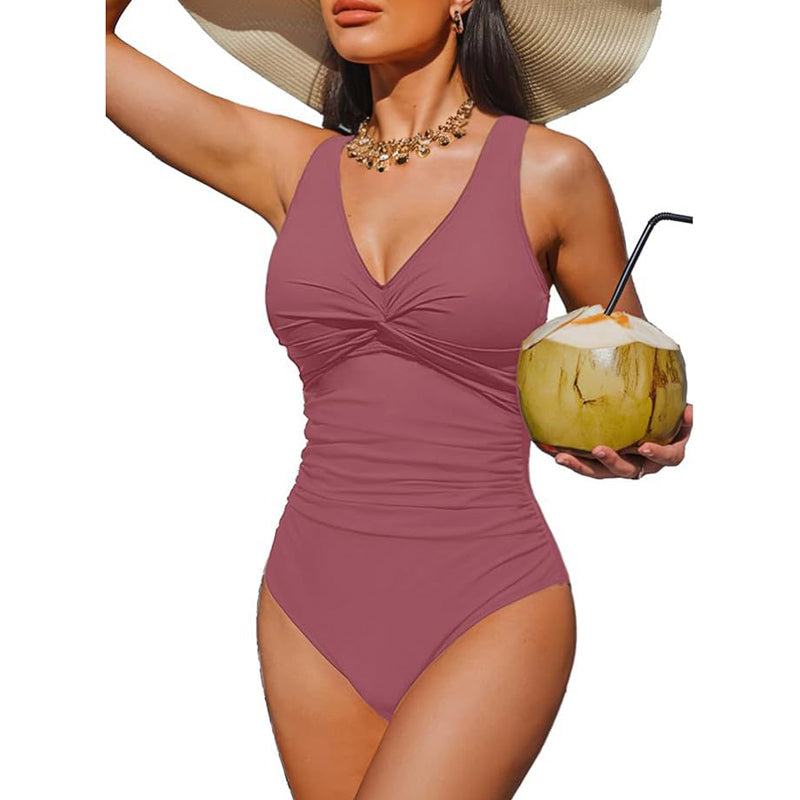 ☀️ Women's Tummy Control One-Piece Swimsuit 👙✨