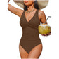 ☀️ Women's Tummy Control One-Piece Swimsuit 👙✨