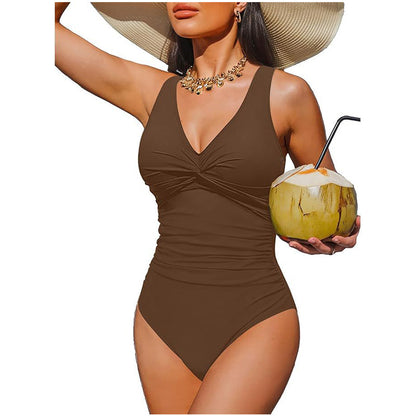☀️ Women's Tummy Control One-Piece Swimsuit 👙✨