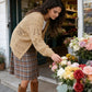 Women's Open Front Slouchy Knit Cardigan