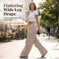 Women's Striped Wide Leg Pants