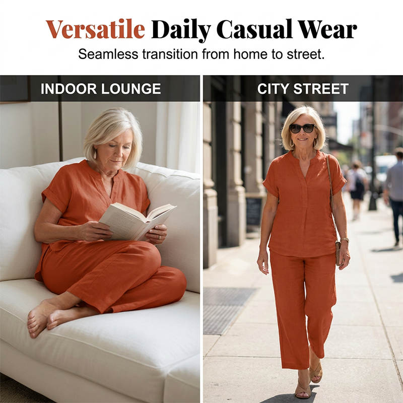 Women's Summer Two-Piece Casual Set