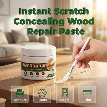 🛡️Furniture & Floor Repair Paste – Works on tables, cabinets & wooden floors. Covers scuffs & peeling. No more ugly scratches! 🏠✅