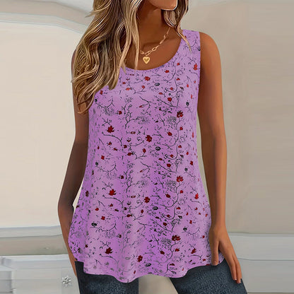 Women's Summer Printed Sleeveless Tank Top