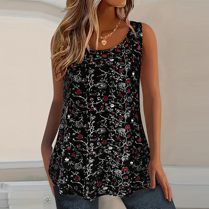 Women's Summer Printed Sleeveless Tank Top