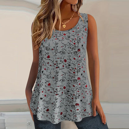 Women's Summer Printed Sleeveless Tank Top