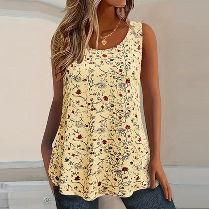 Women's Summer Printed Sleeveless Tank Top