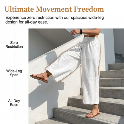 Women's Casual Loose-Fitting Straight-Leg Pants