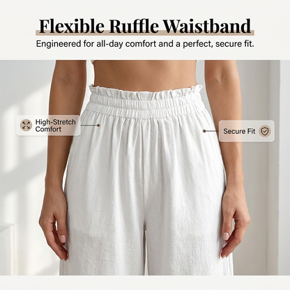 Women's Casual Loose-Fitting Straight-Leg Pants
