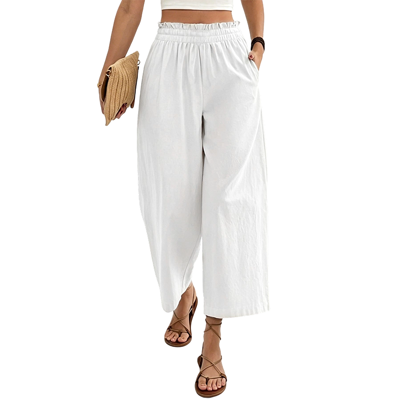 Women's Casual Loose-Fitting Straight-Leg Pants