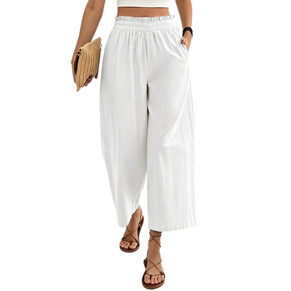 Women's Casual Loose-Fitting Straight-Leg Pants