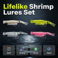🐟💪 50PCS Soft Shrimp Lures – Realistic texture, sharp hidden hooks. Works in rivers, lakes & sea. No more missed strikes! 🏆🎣