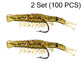 🐟💪 50PCS Soft Shrimp Lures – Realistic texture, sharp hidden hooks. Works in rivers, lakes & sea. No more missed strikes! 🏆🎣