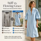 👗✨Women's Half-Zipper Stand Collar Puff Sleeve Dress – Stand Collar Elegant Look 🔥