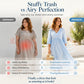 Women's V-Neck 3/4 Sleeve Maxi Dress