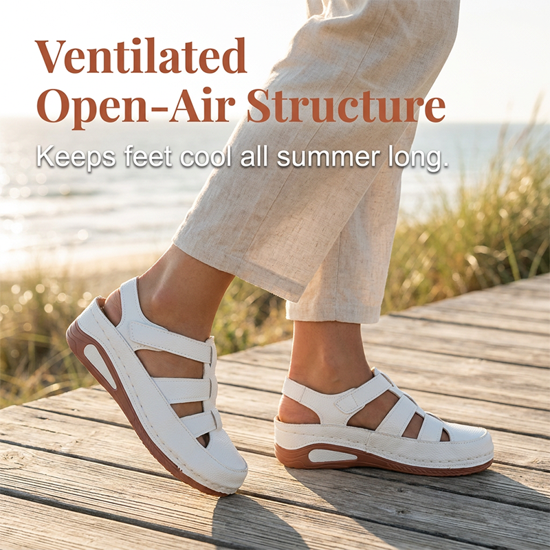 Breathable Comfort Wedge Sandals