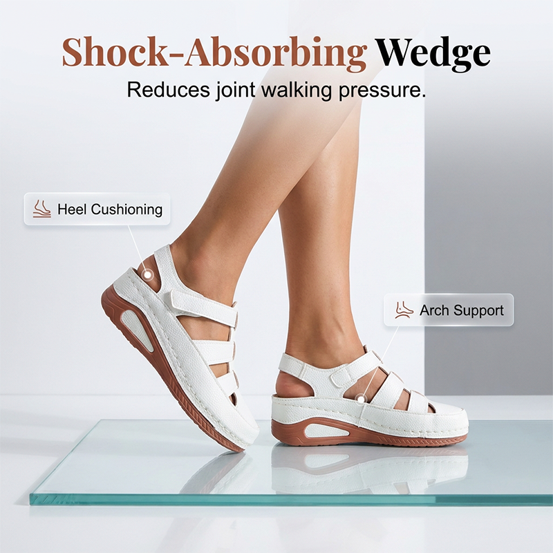 Breathable Comfort Wedge Sandals