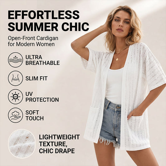 👗Women's Summer Lightweight Cardigan - No fuss. Just Effortless Chic☀️