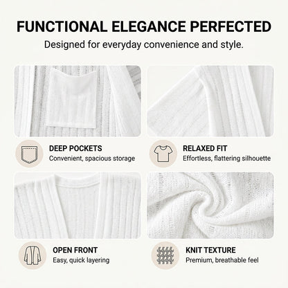 👗Women's Summer Lightweight Cardigan - No fuss. Just Effortless Chic☀️