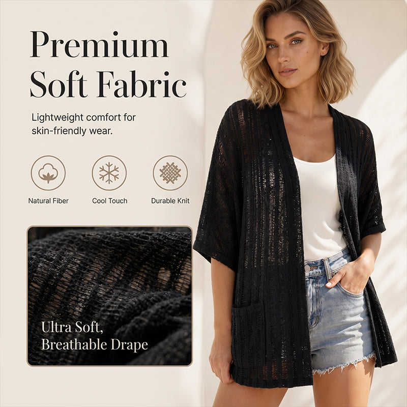 👗Women's Summer Lightweight Cardigan - No fuss. Just Effortless Chic☀️