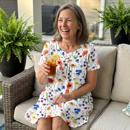 Women's Casual Floral Print Dress