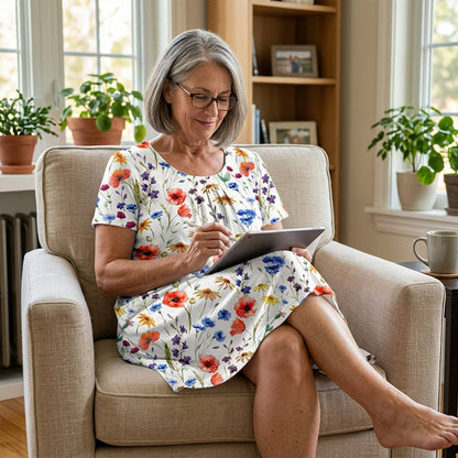 Women's Casual Floral Print Dress