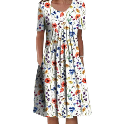 Women's Casual Floral Print Dress