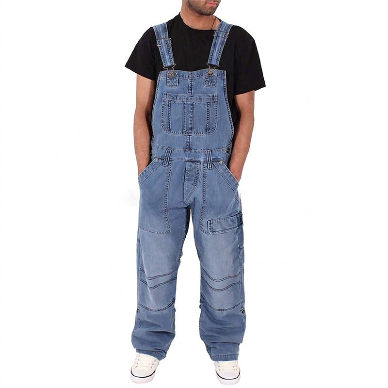 🔥Hot Sale -Men's Classic Fit Denim Overalls
