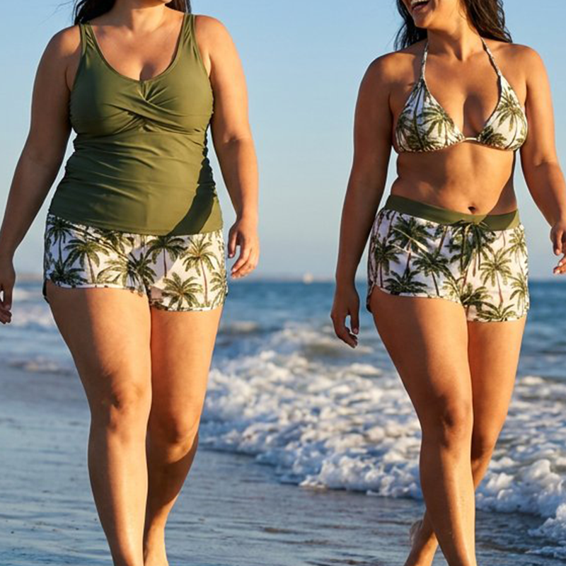 🏖️ Versatile 3-Piece Tankini Set — Perfect for Beach, Vacation, Pool Parties & Cruise