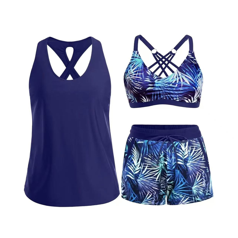 🏖️ Versatile 3-Piece Tankini Set — Perfect for Beach, Vacation, Pool Parties & Cruise