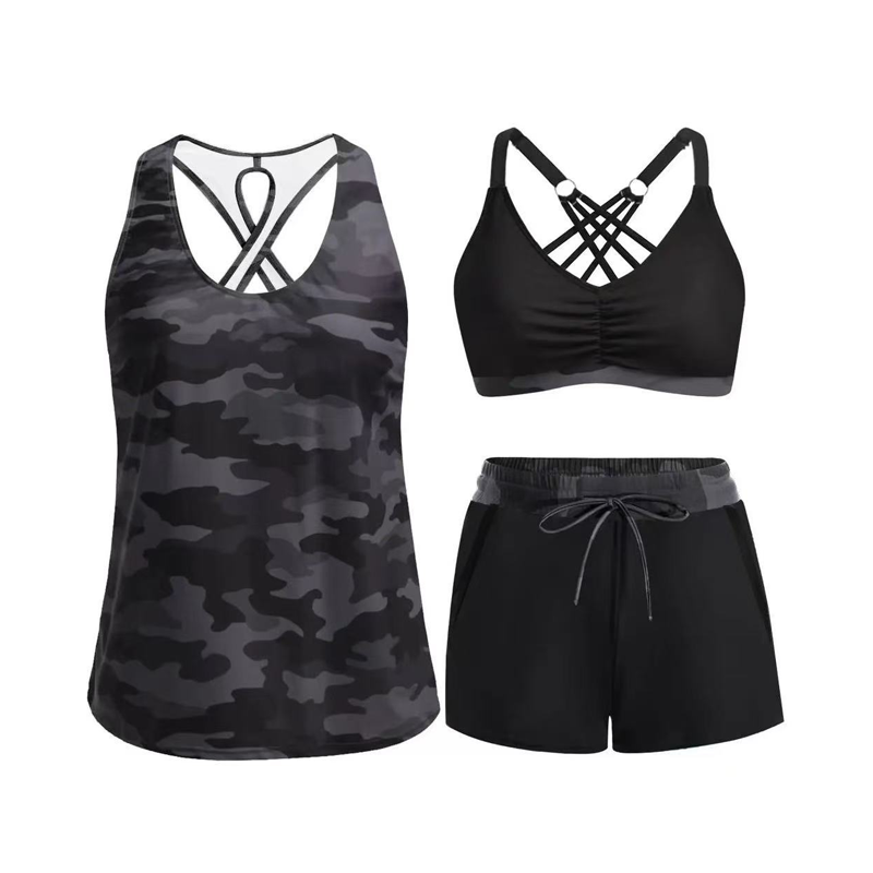 🏖️ Versatile 3-Piece Tankini Set — Perfect for Beach, Vacation, Pool Parties & Cruise