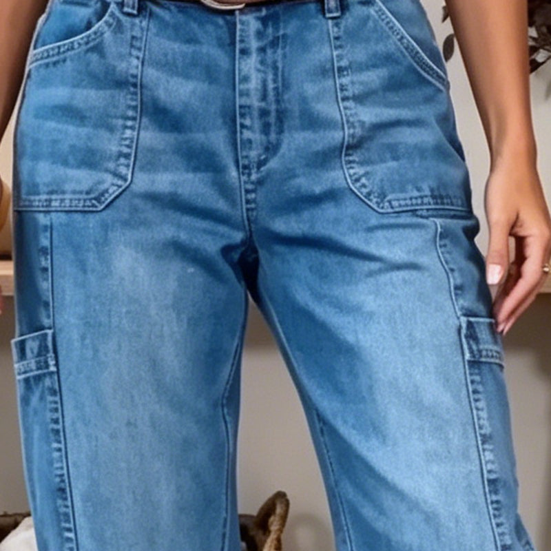 👖 50% OFF! 🌸 Women's Casual Stretchy Cropped Denim Pants – Comfortable & versatile – Perfect for casual days, summer outings or office chic – breathable and stylish ✨🌿