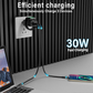 🎉 2026 Sale!🔌3-in-1 Wireless Wall Charger for Watch – 30W Fast Charge & Magnetic Dock ⚡