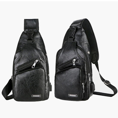 🎁2026 New Arrivals 50% OFF💥Exquisite Gift - Men's Multifunctional High Quality Leather Chest Bag
